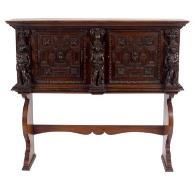 A 17th Century style cabinet on