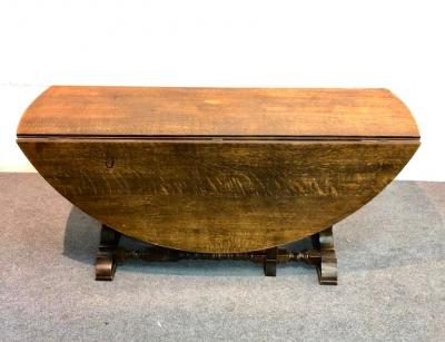 A 17th Century style oak gateleg table