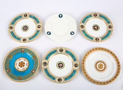 A set of three Minton turquoise 2dd654