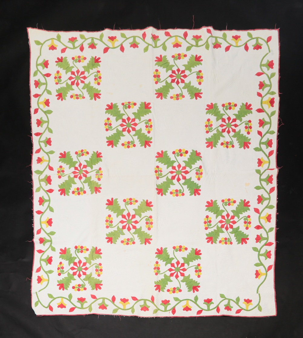 AMERICAN APPLIQUE QUILT Second 2dfdb0