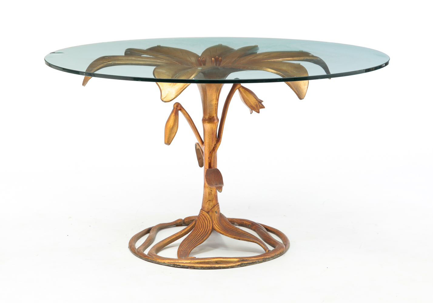 AMERICAN DREXEL "LILY" DINING TABLE.