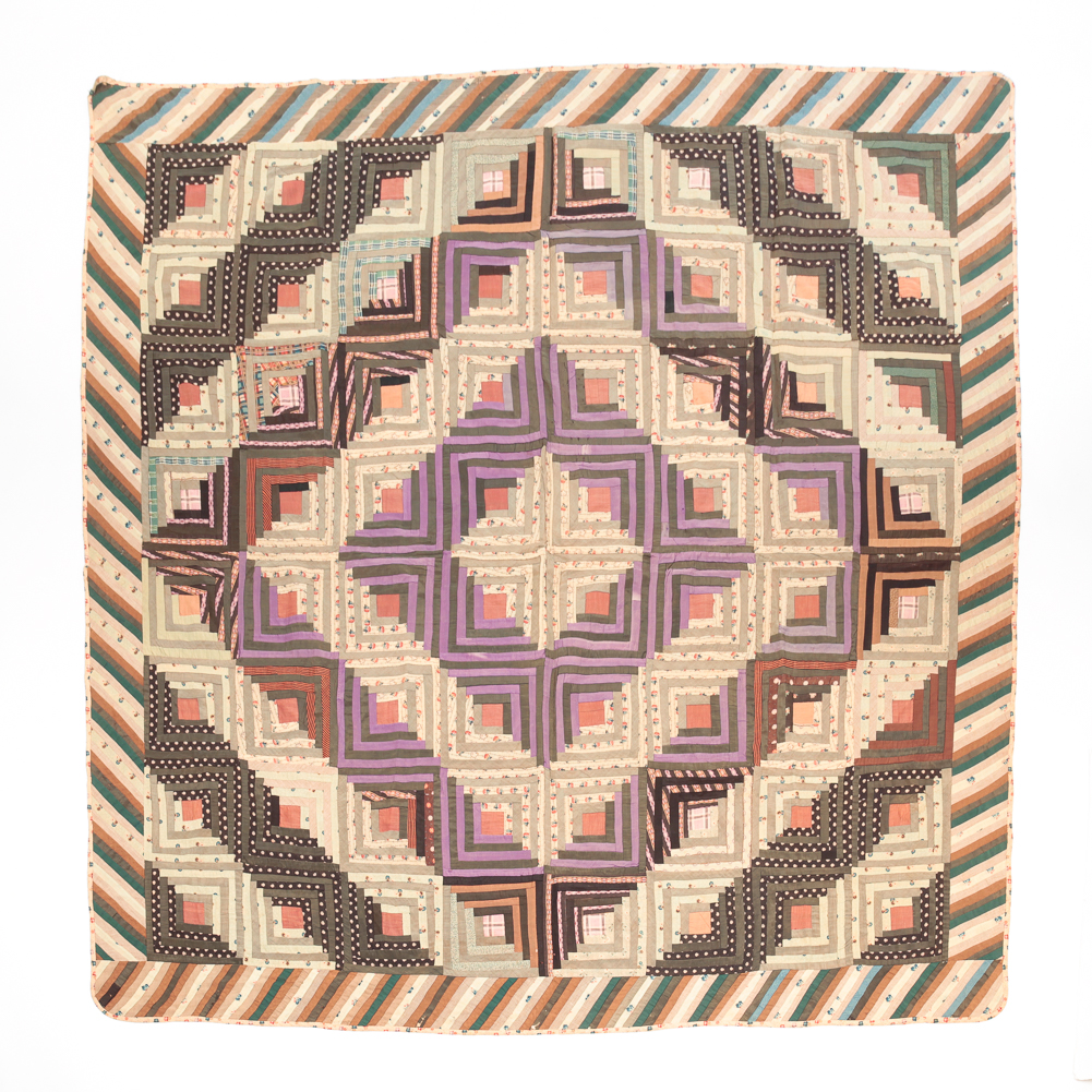 AMERICAN PIECED QUILT Late 19th 2dfe63