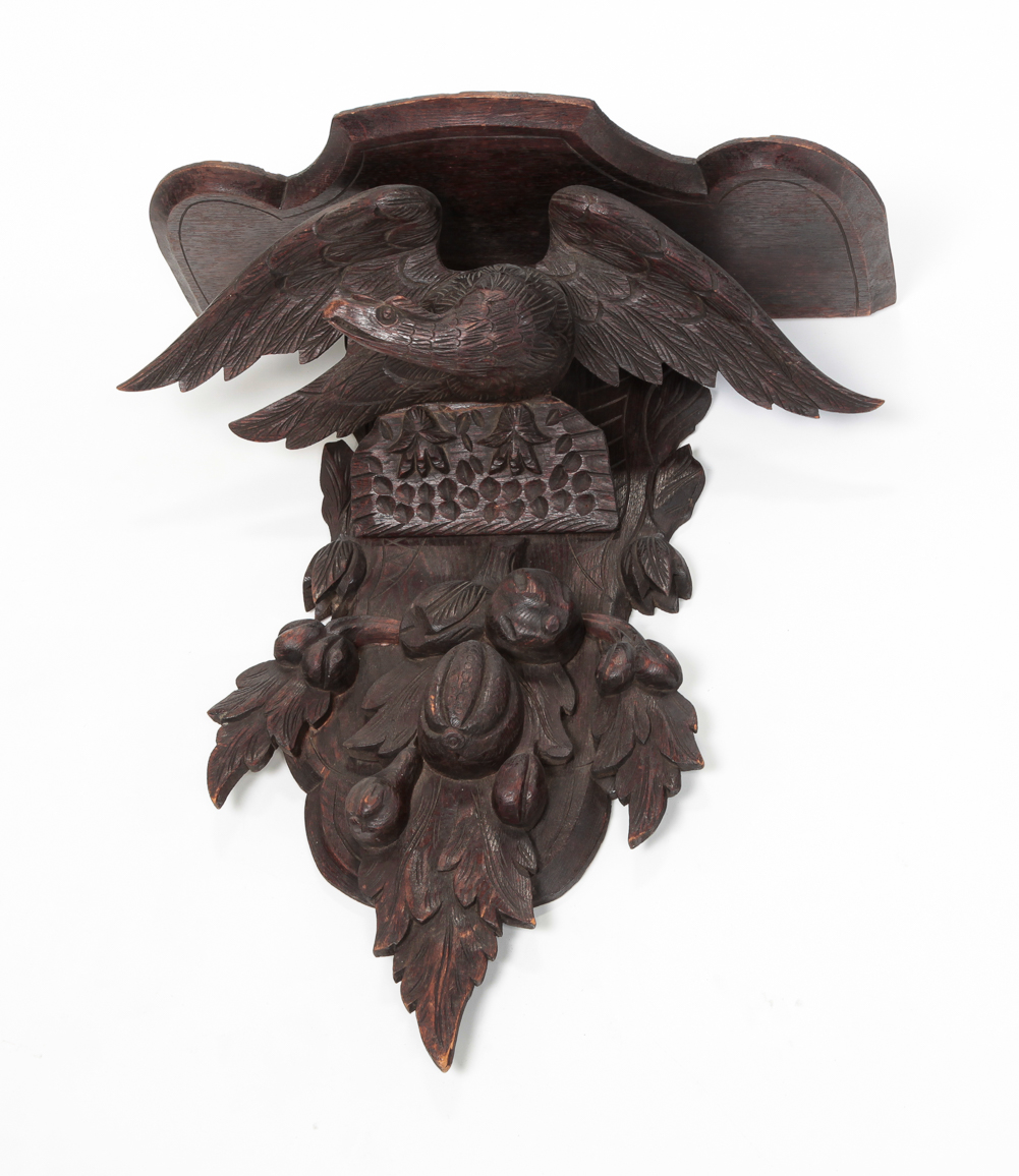 GERMAN BLACK FOREST CARVED BRACKET 2dfea2