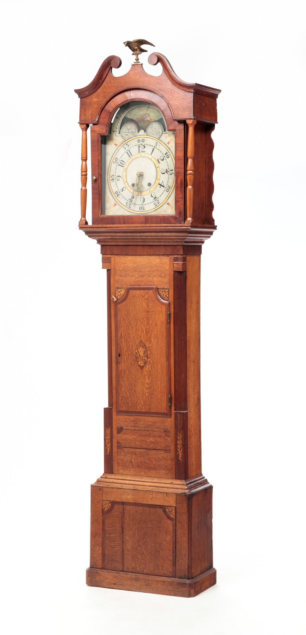 ENGLISH TALL CASE CLOCK Circa 2dfeb0