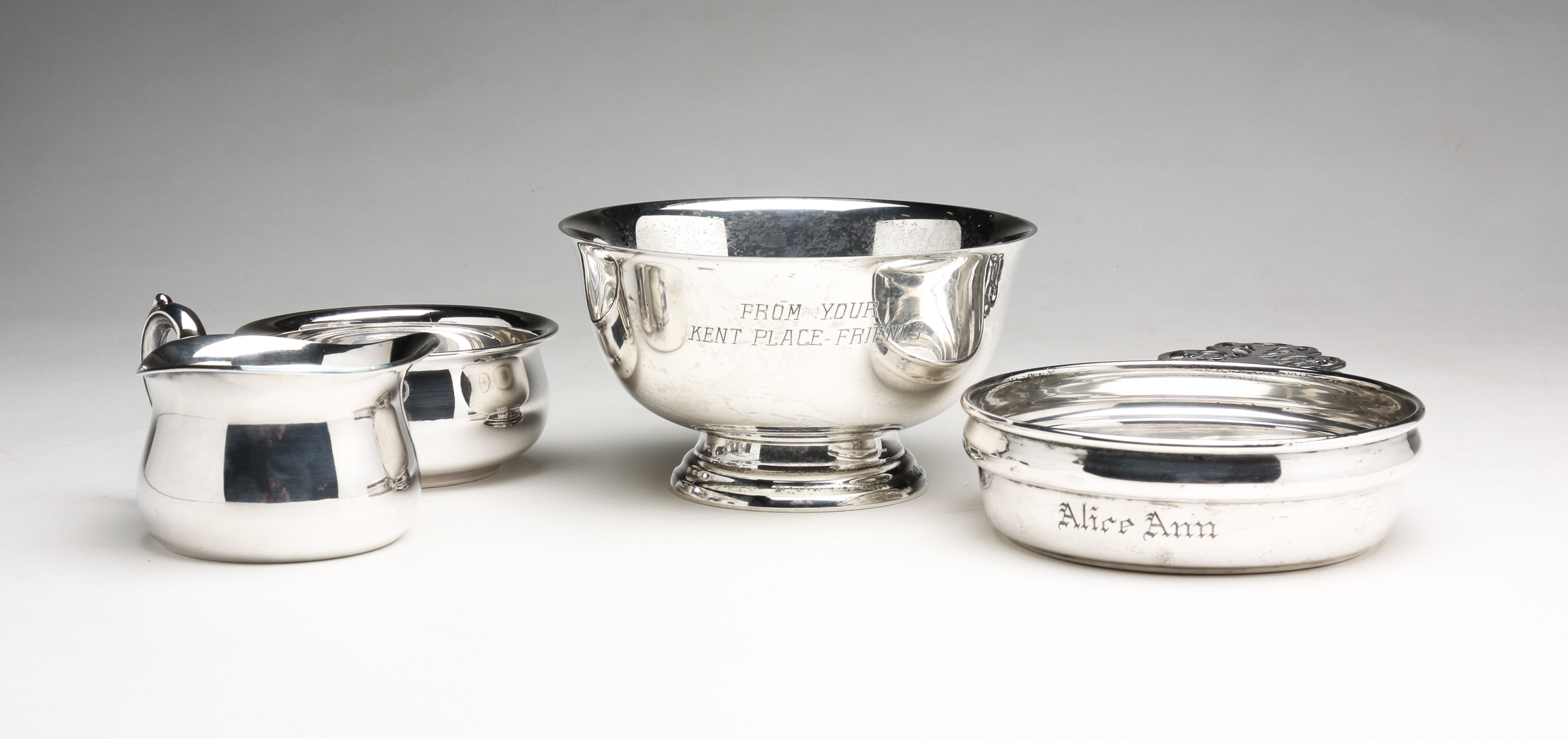 FOUR PIECES OF SILVER. American