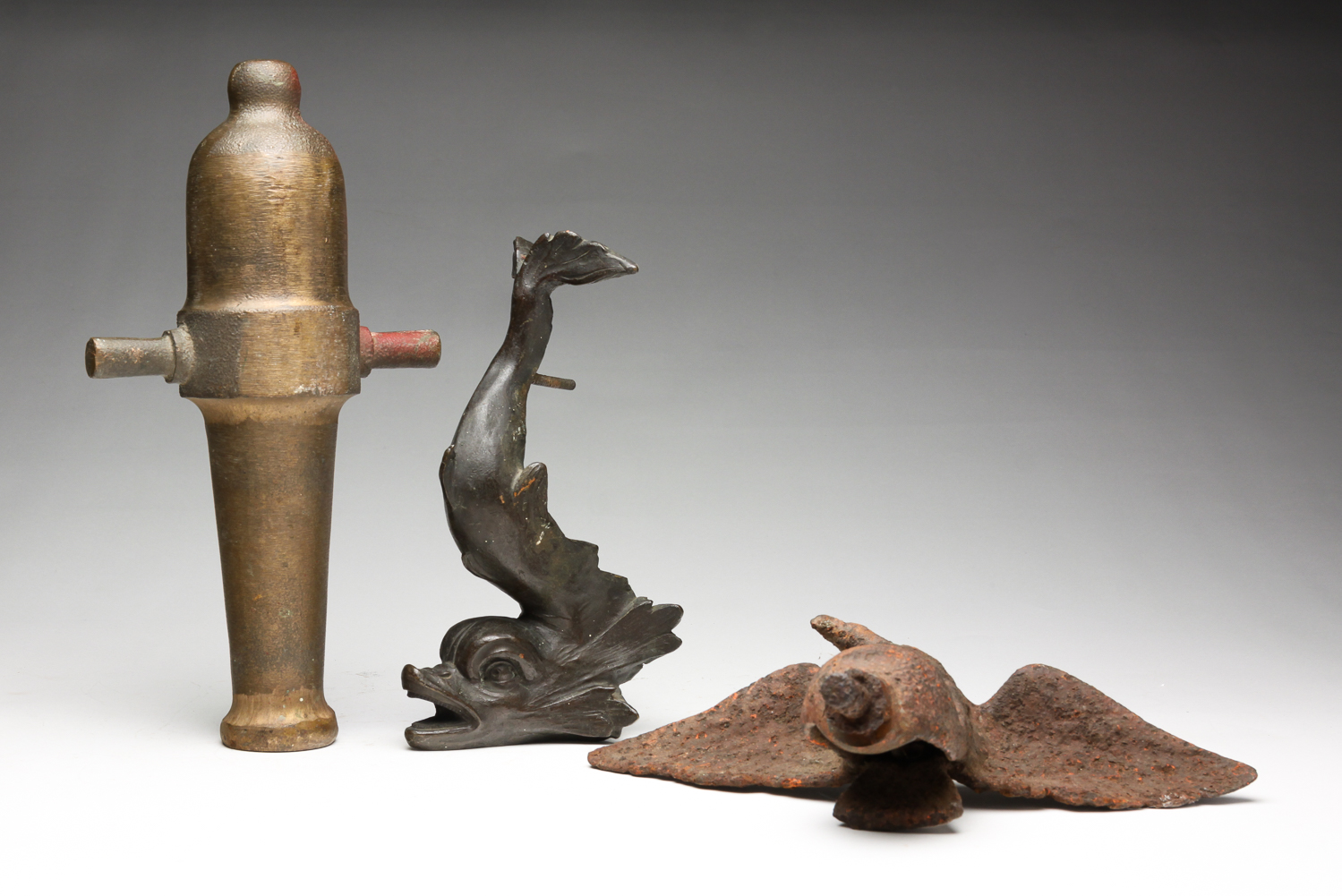 EAGLE, CANNON AND DOLPHIN. American,