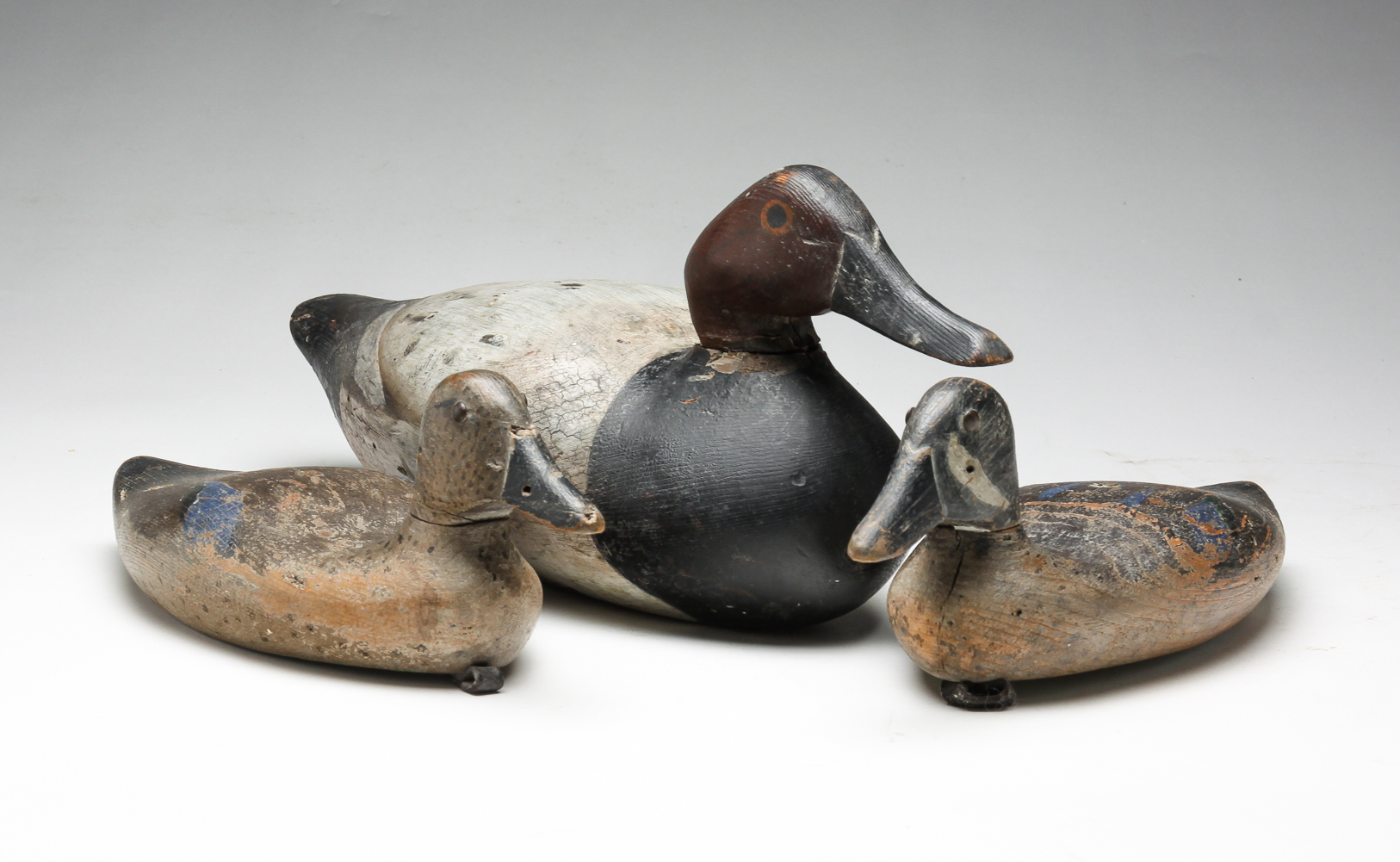 THREE AMERICAN DUCK DECOYS First 2dff12