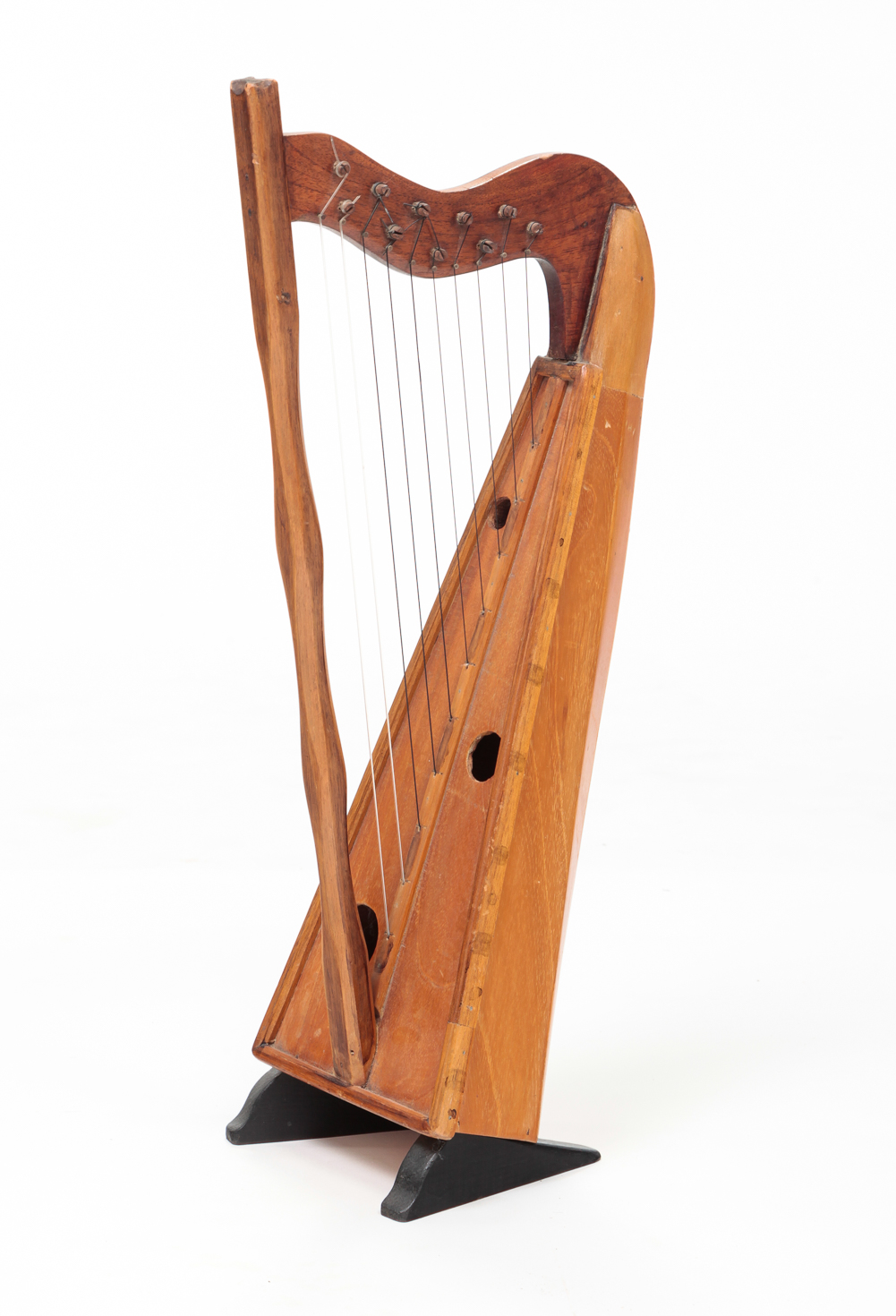 AMERICAN TABLETOP HARP. Mid-20th