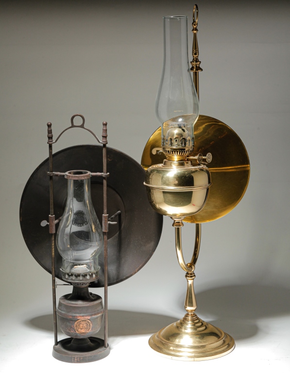 TWO REPRODUCTION SURGEONS LAMPS  2dff76