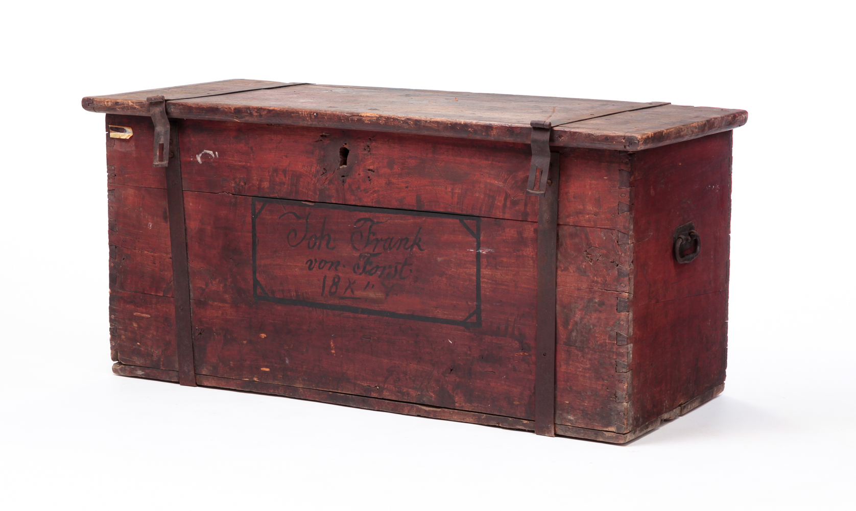 GERMAN PAINTED IMMIGRANTS CHEST.