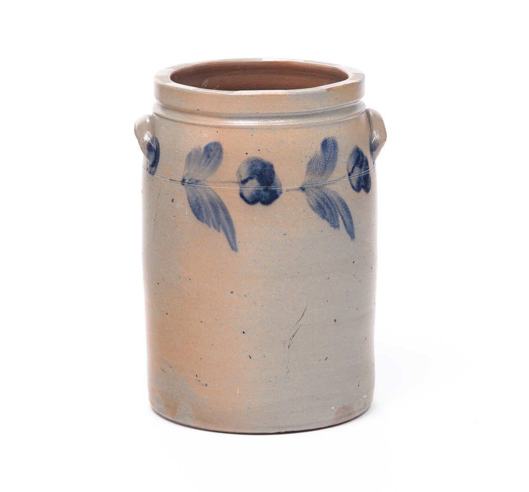 AMERICAN STONEWARE CROCK. Second half