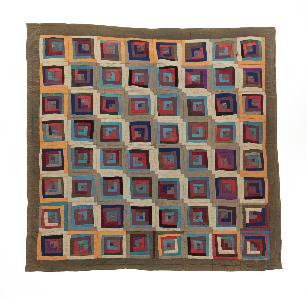 AMISH PIECED QUILT. Second half-19th