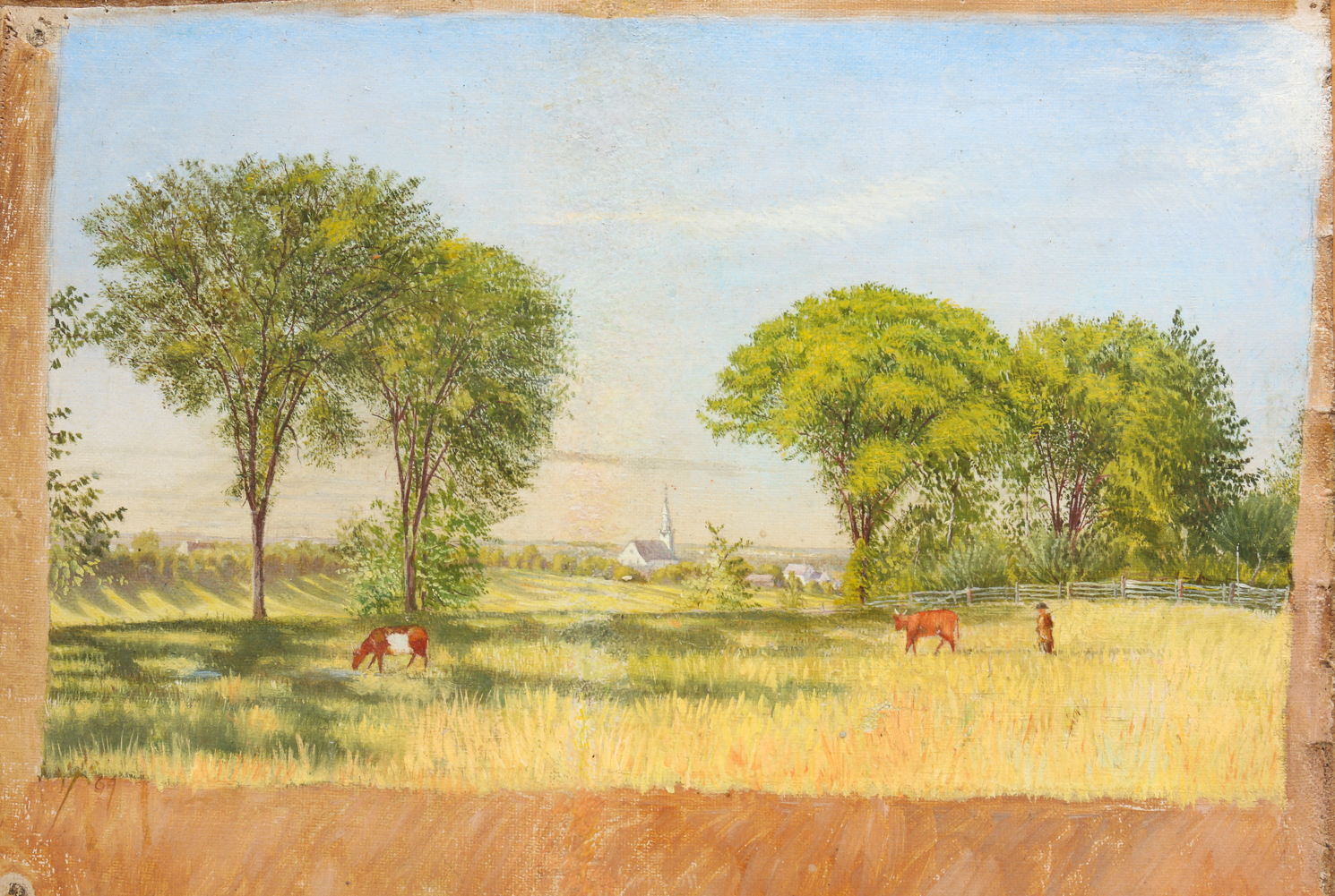 PASTURE BY ROBERT BOLLING BRANDEGEE  2e0081