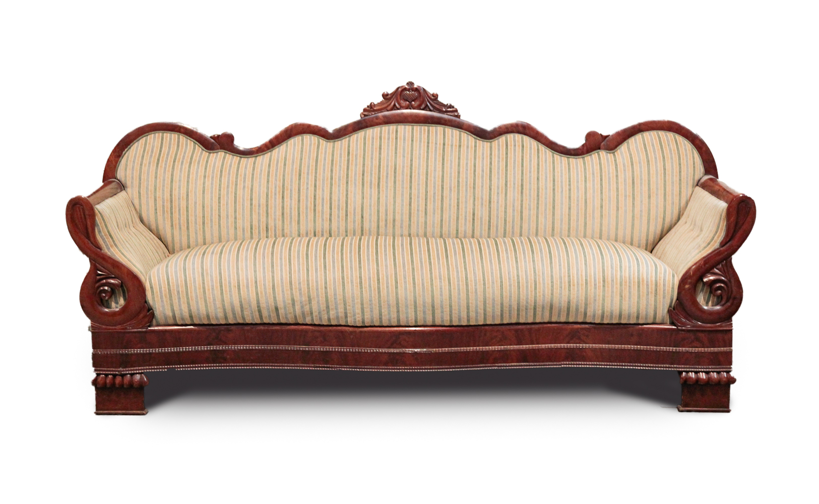 AMERICAN EMPIRE SOFA Mid 19th 2e00bf