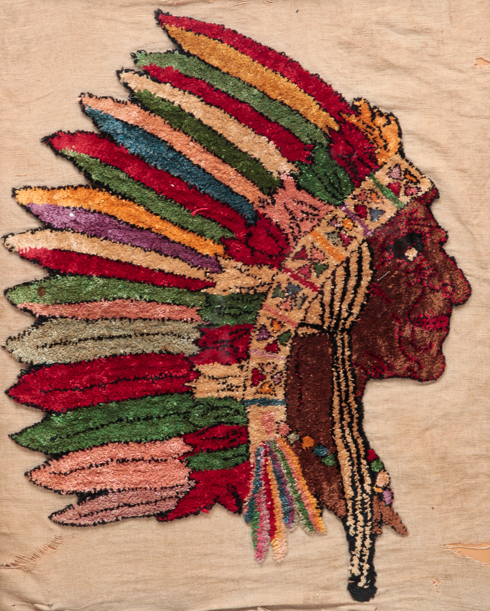 TEXTILE PANEL OF NATIVE AMERICAN