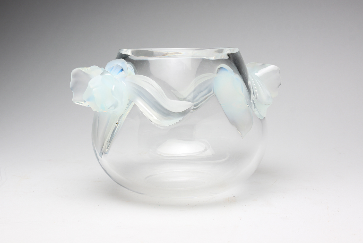 LALIQUE ORCHIDEE VASE. France, late
