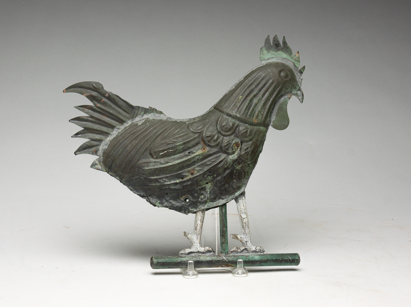 ROOSTER WEATHER VANE. Circa 1900,