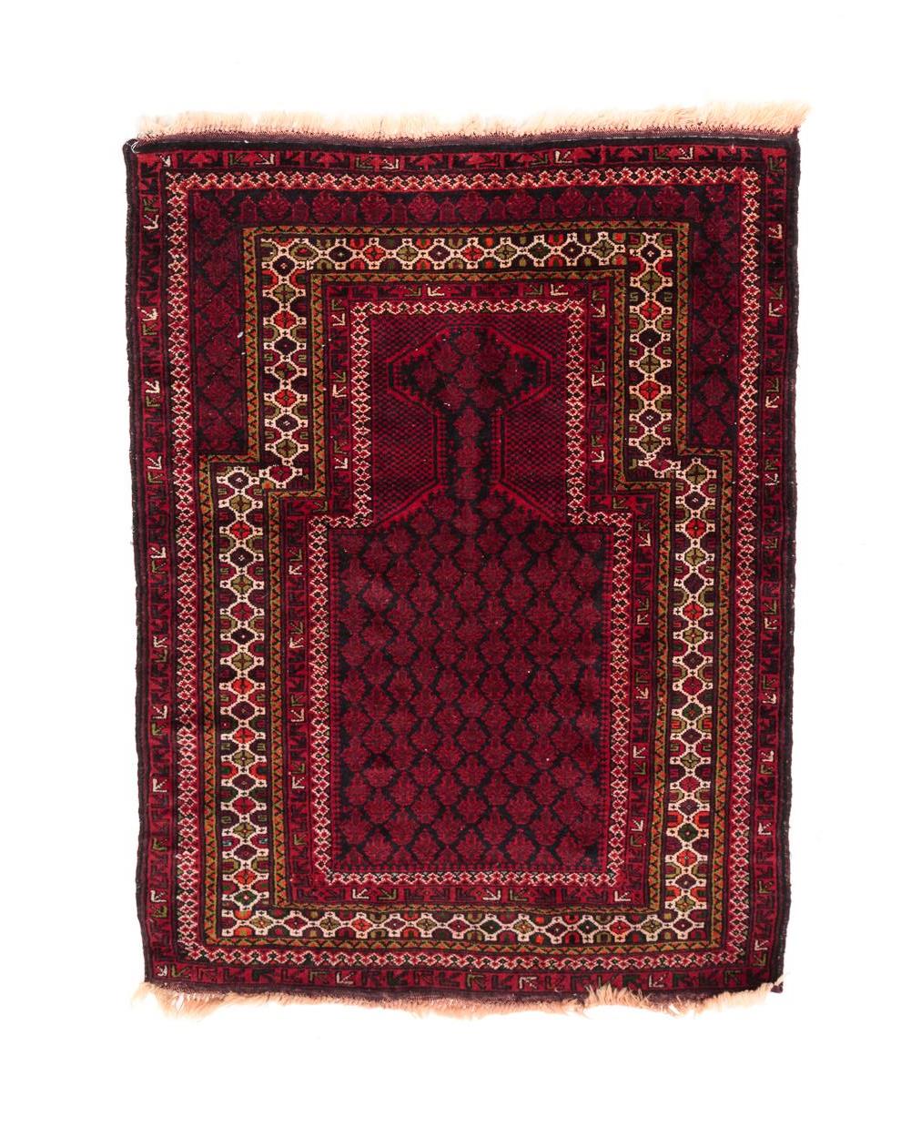 ORIENTAL PRAYER RUG Mid 20th century  2e01f2