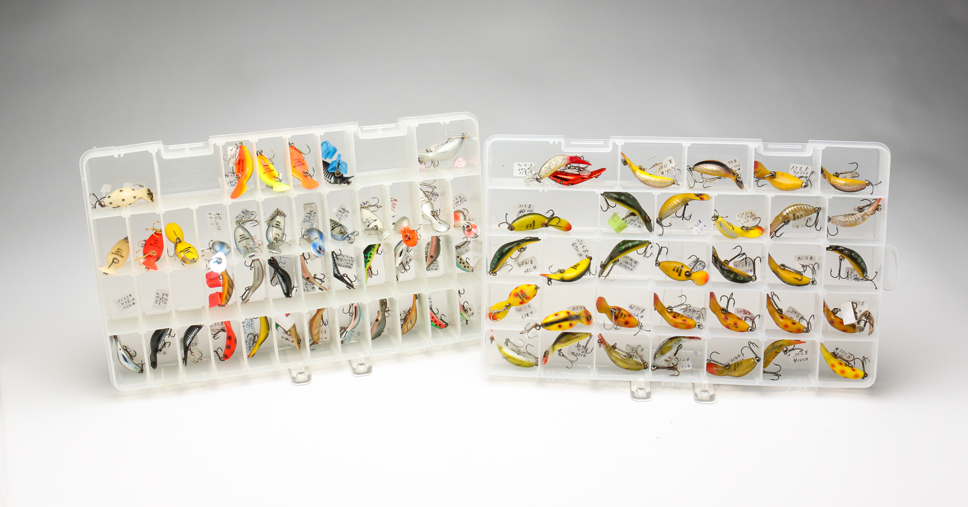 GROUP OF HEDDON "TINY" AND "MINI"