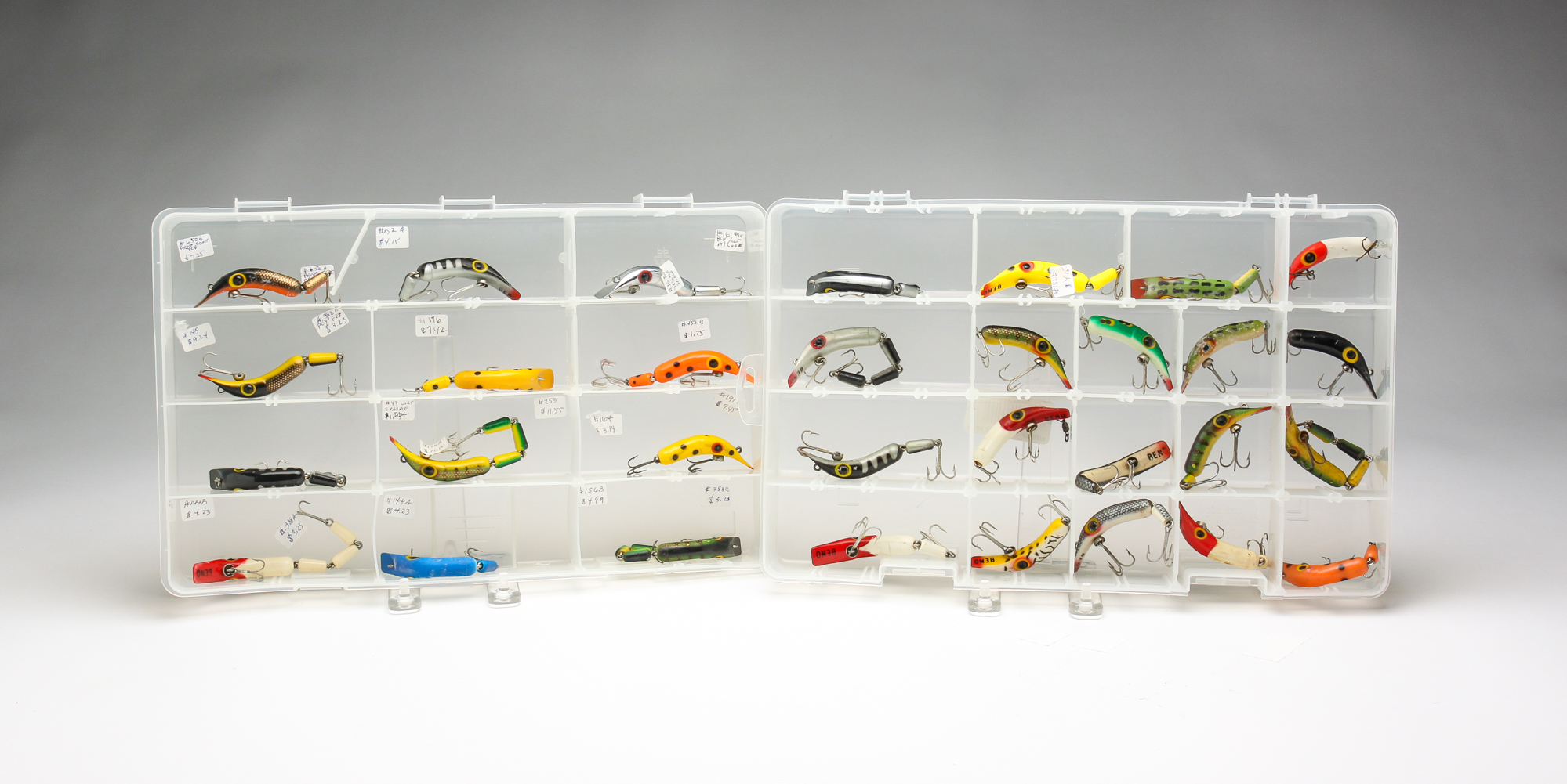 ASSORTED BENO LURES. Late 20th