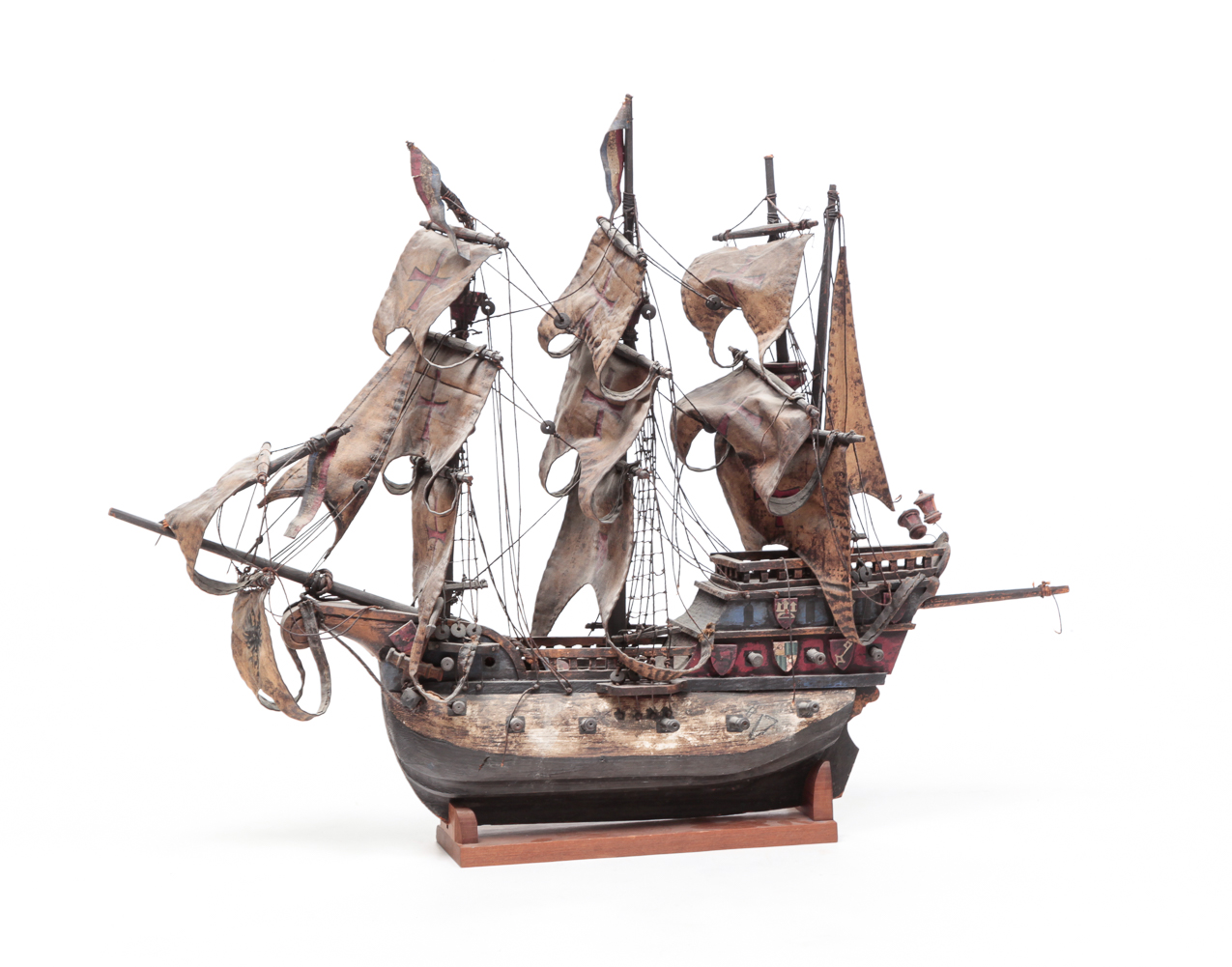 MODEL OF A EUROPEAN WARSHIP Second 2e02cd