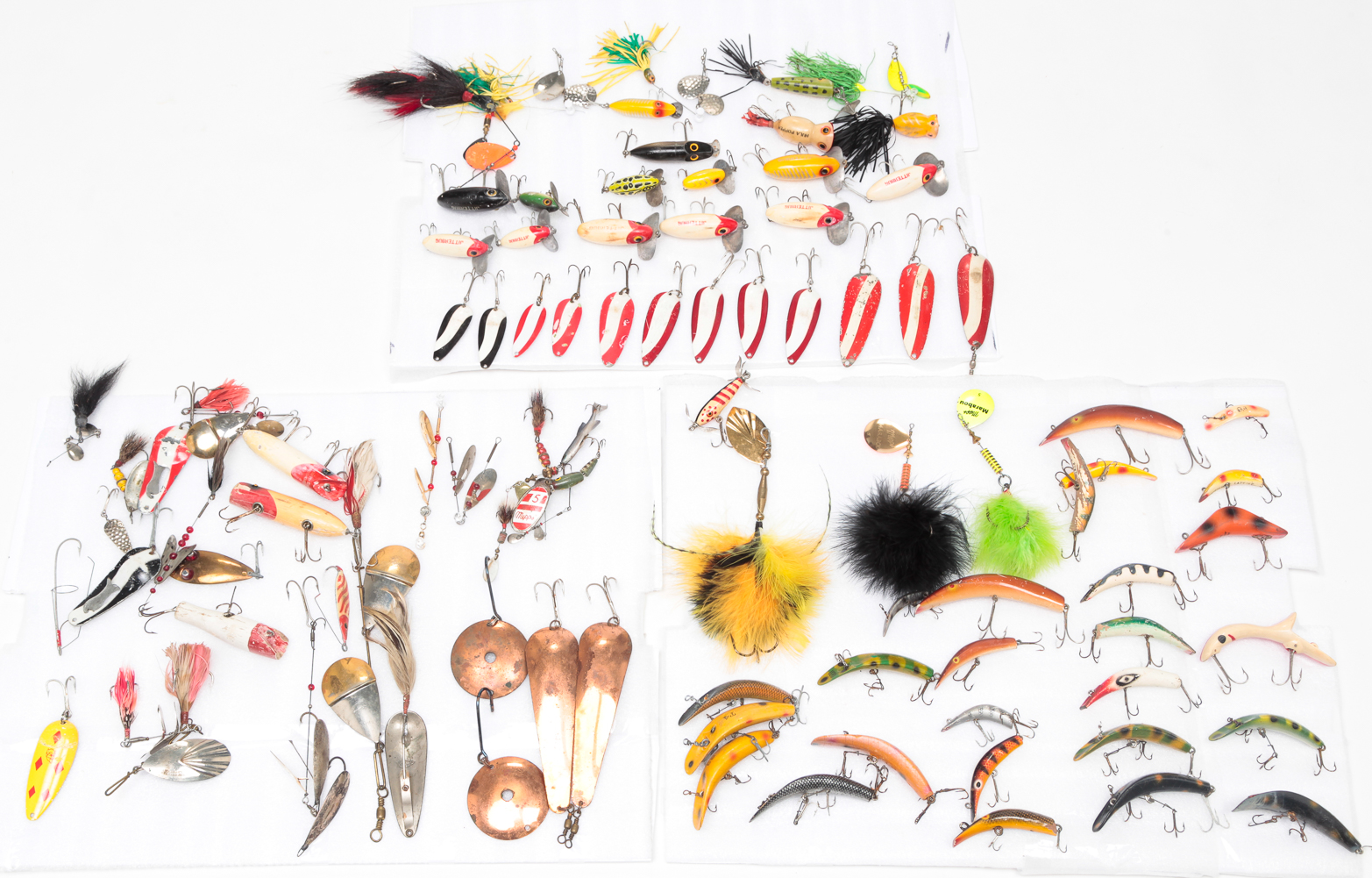 COLLECTION OF FISHING LURES. Second