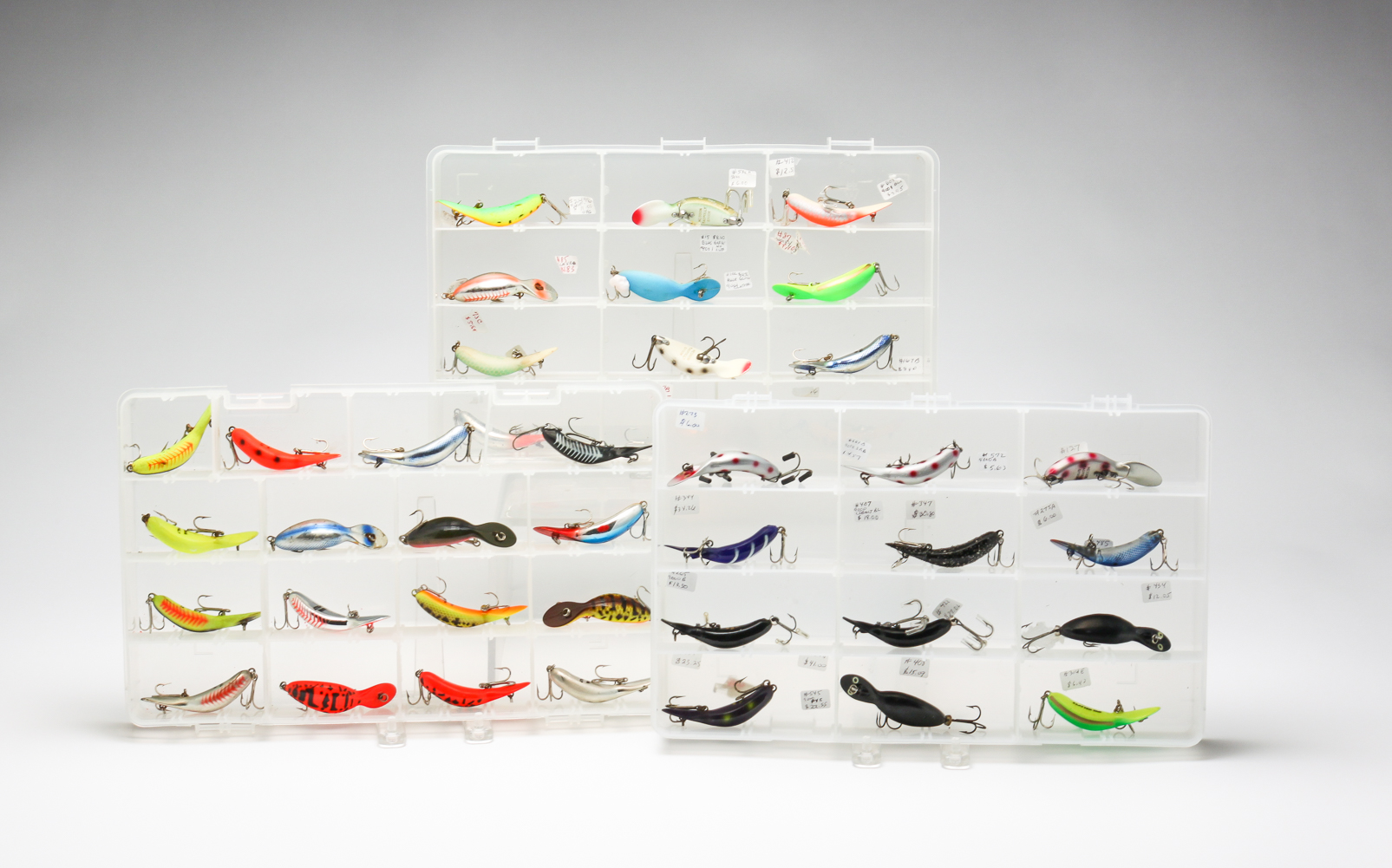 FORTY HEDDON "TADPOLLY" LURES.