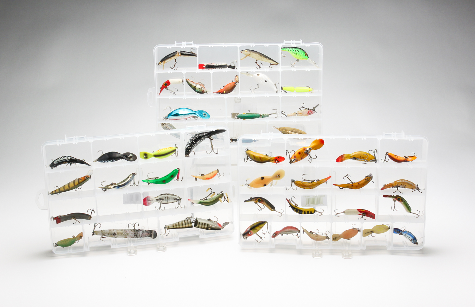 GROUP OF ASSORTED LURES Late 20th 2e037f