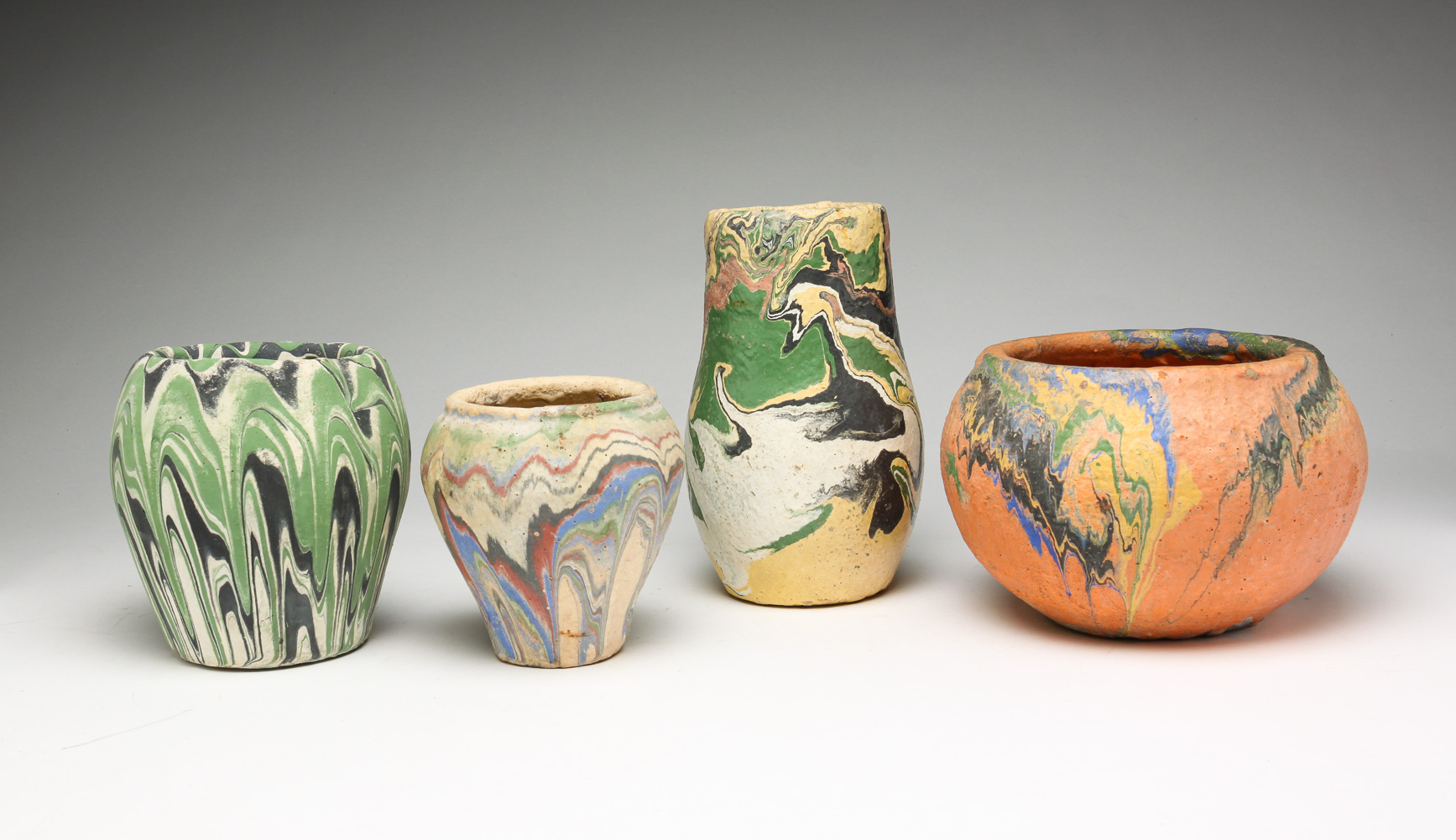 FOUR TOURIST WARE VASES Originated 2e0414