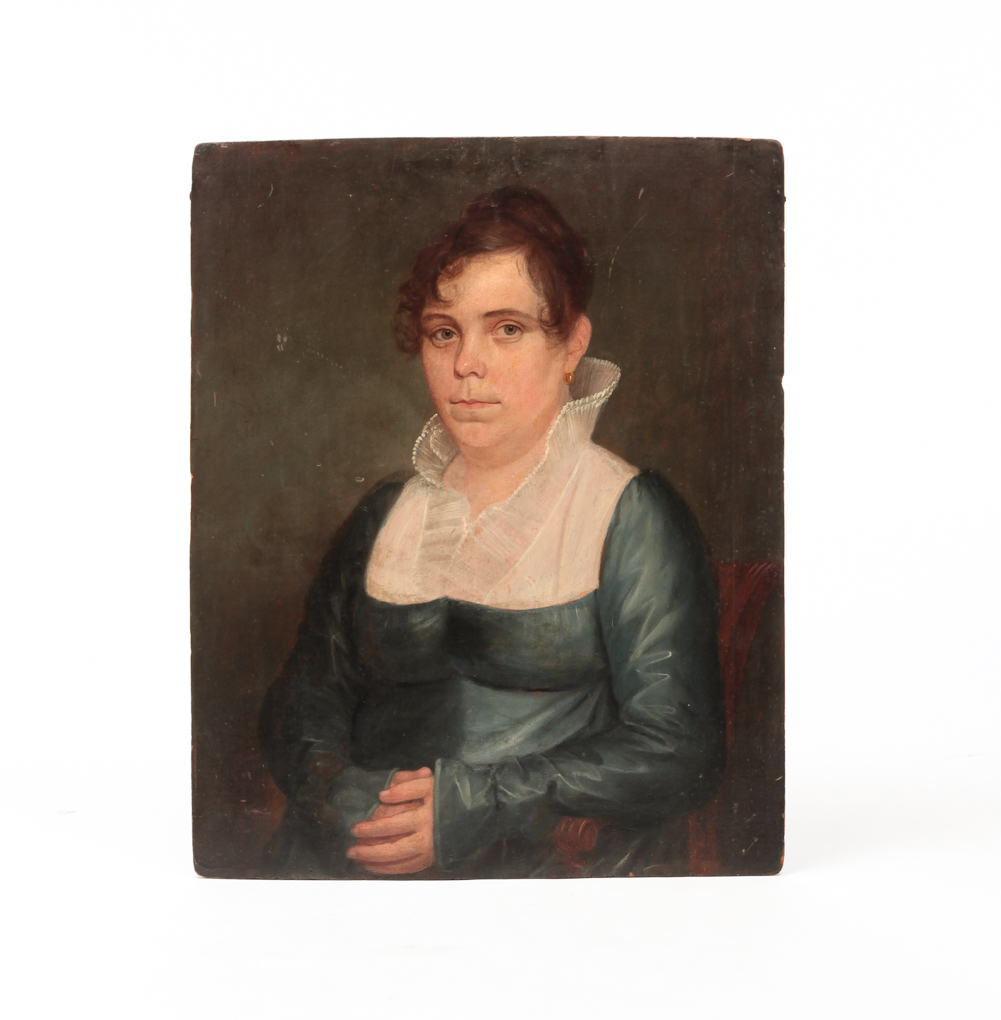 PORTRAIT OF A WOMAN. Probably American,