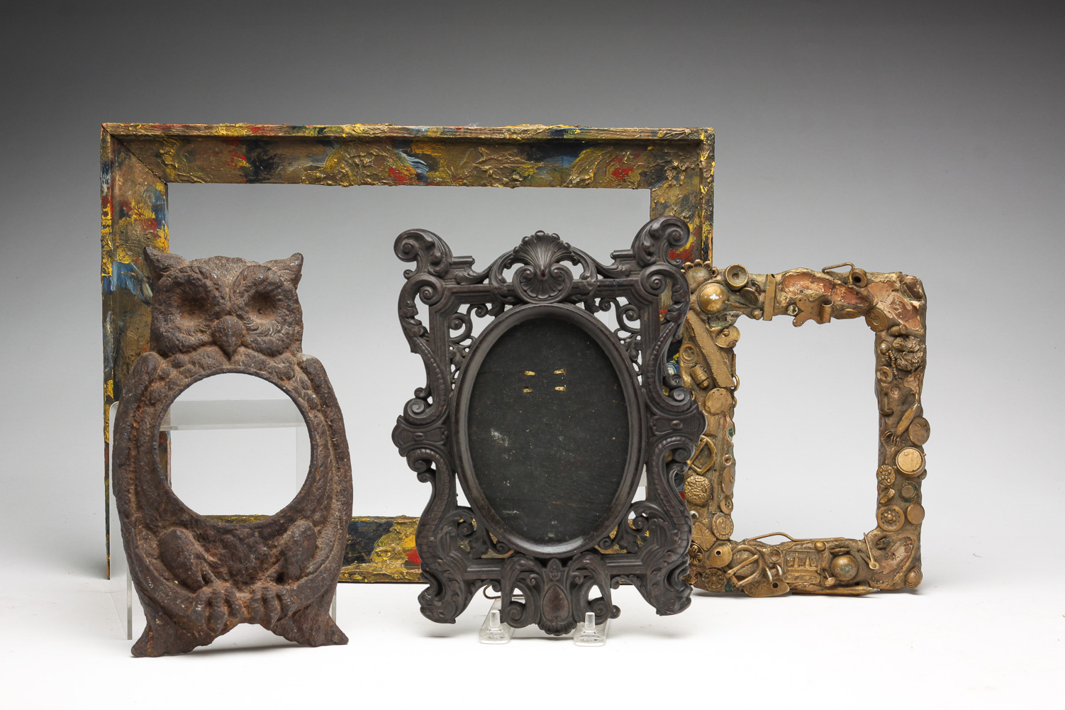 FOUR FRAMES. Late 19th-20th century.