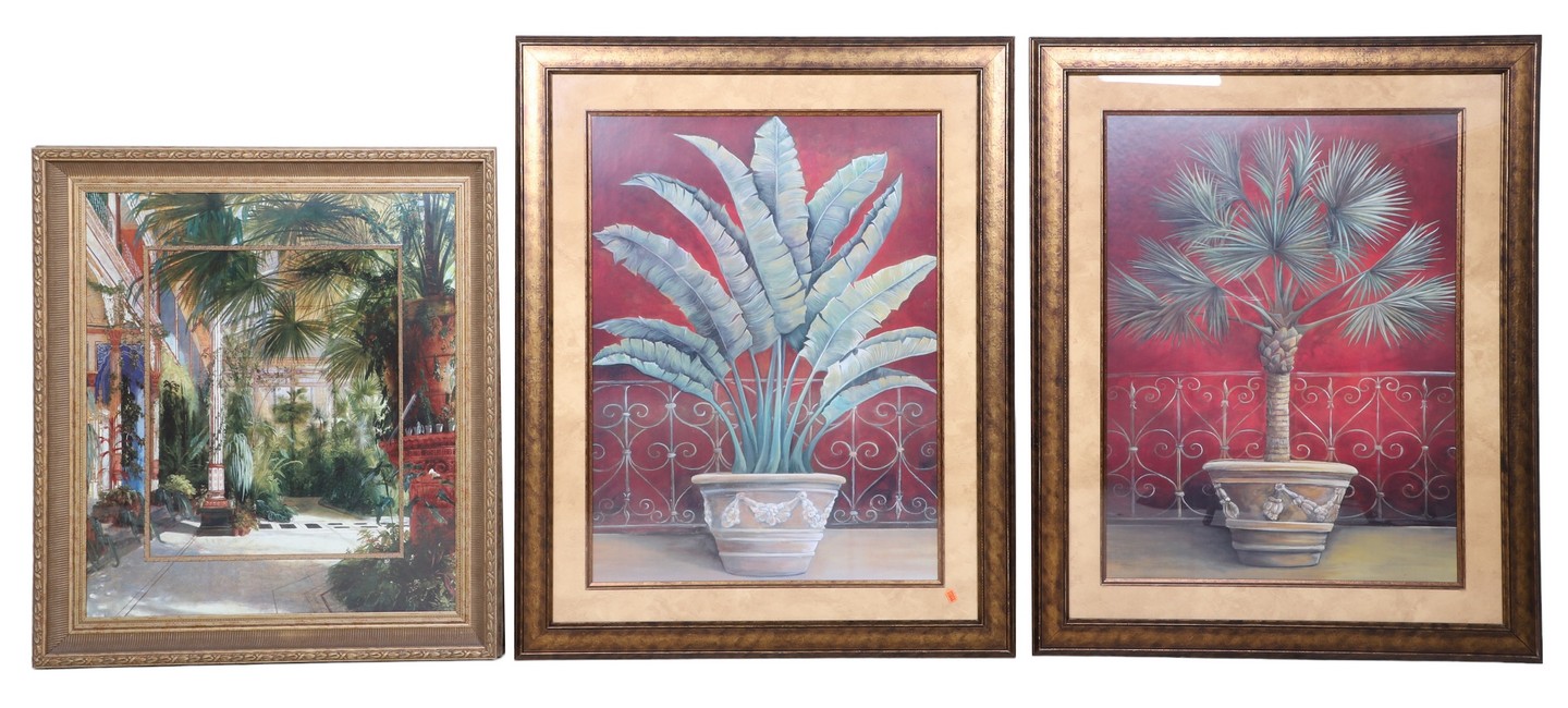  3 framed hanging wall prints 2e0534