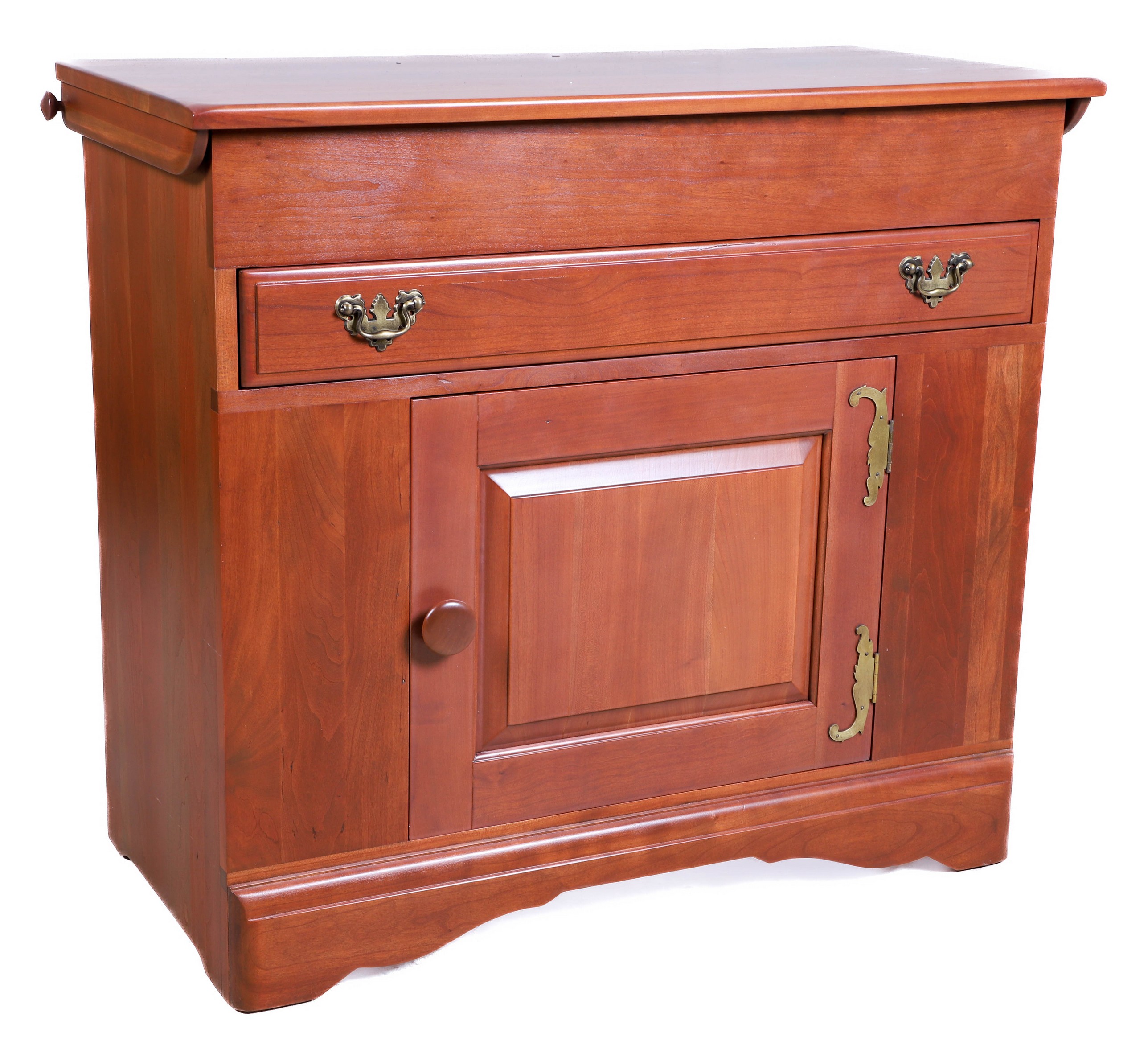 Bucks County cherry kitchen cabinet,