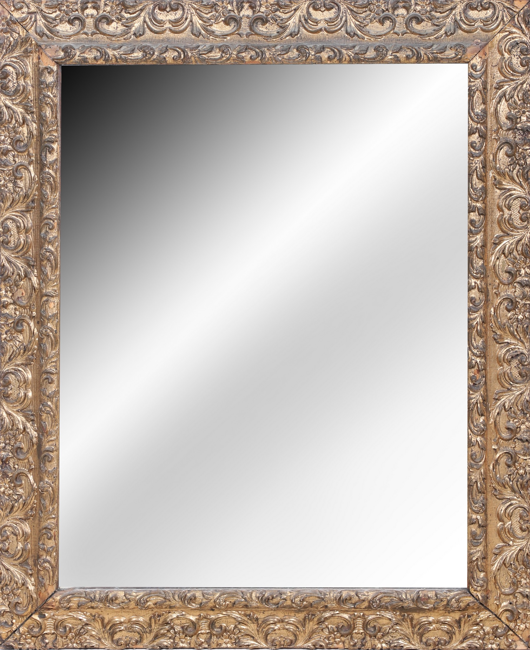 Gilt framed wall mirror, 24-1/2 x 28-1/4,