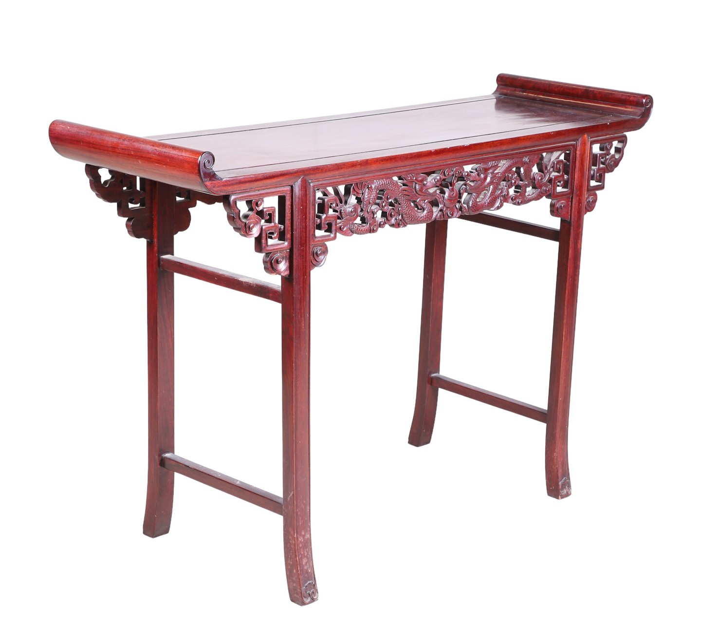 Chinese elmwood console table  2e054f