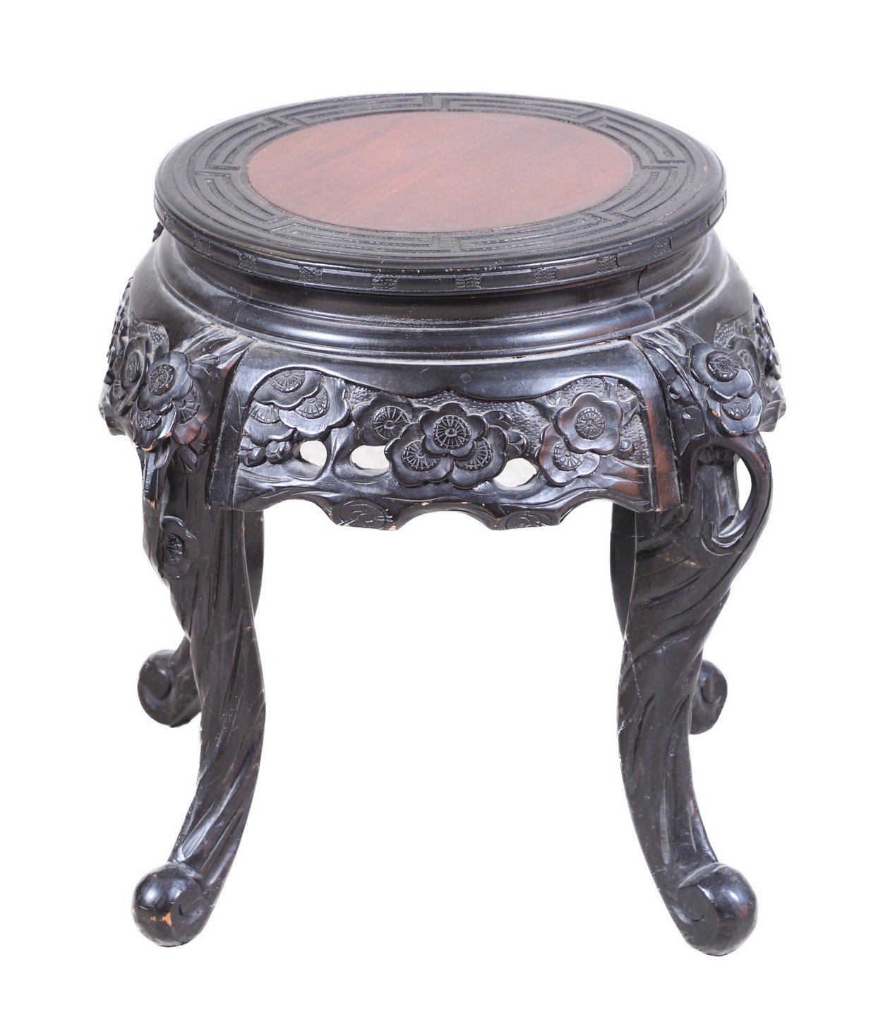 Japanese carved side table pierced 2e0572