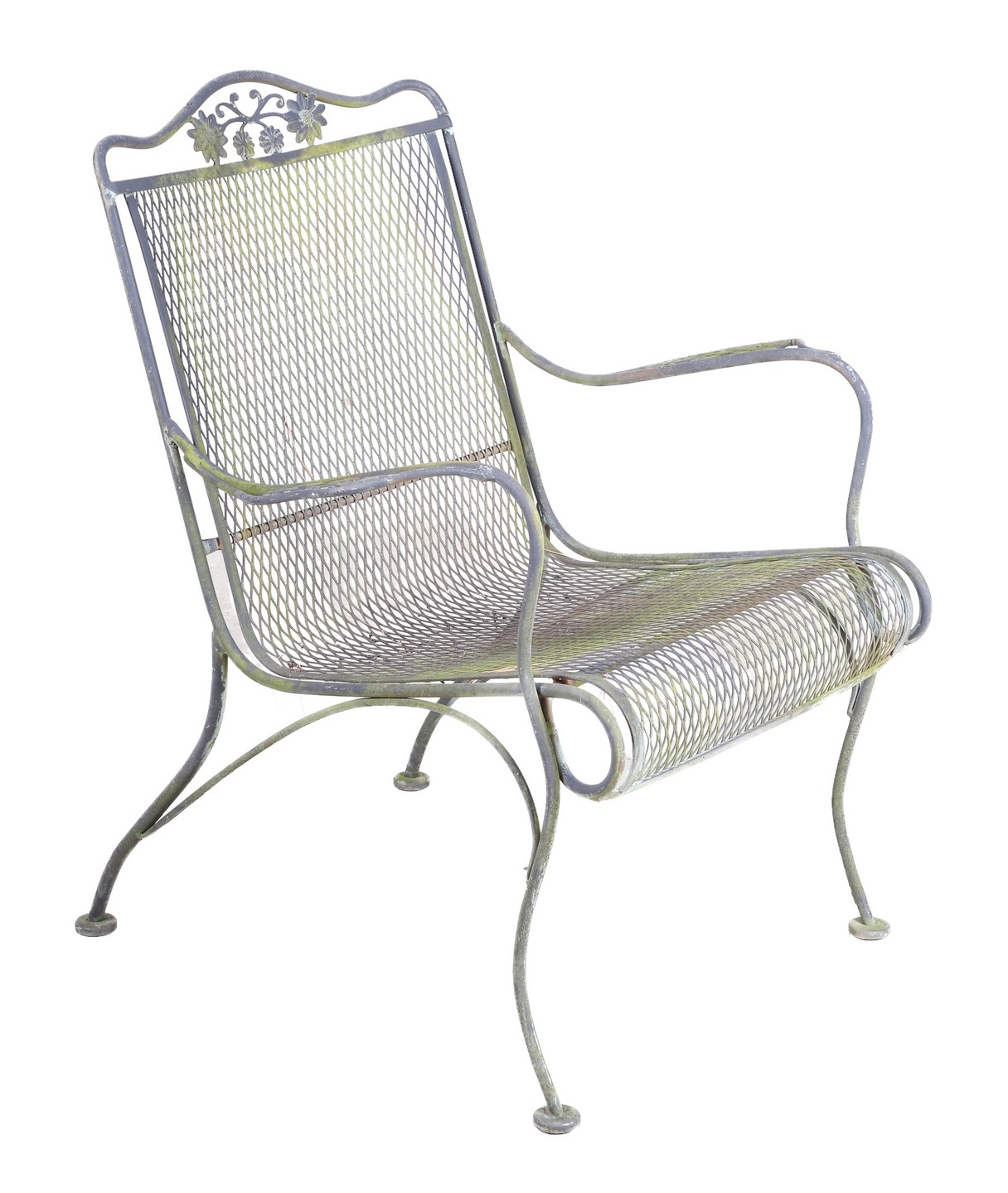 Salterini patio lounge chair floral 2e0598