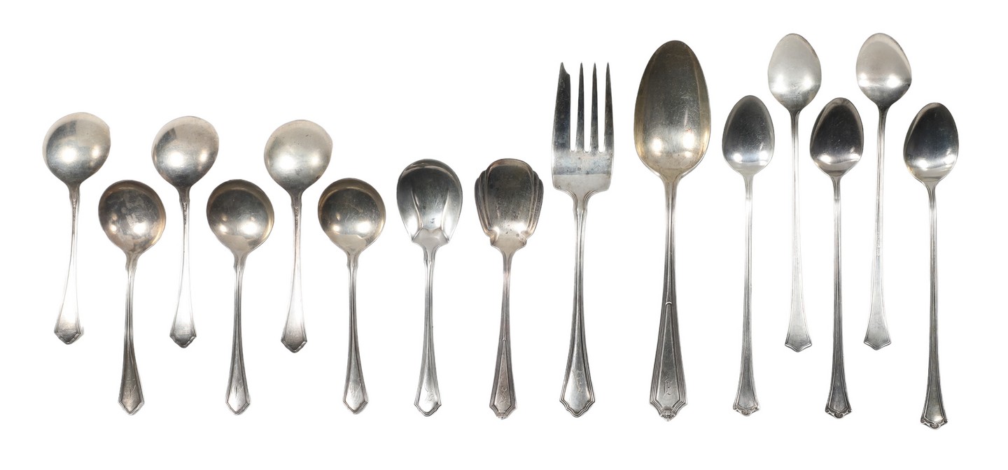 Sterling flatware grouping to include 2e05bd