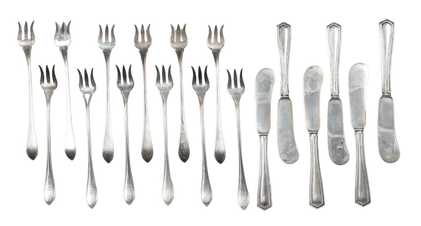 Sterling fish forks and spreaders 2e05ba