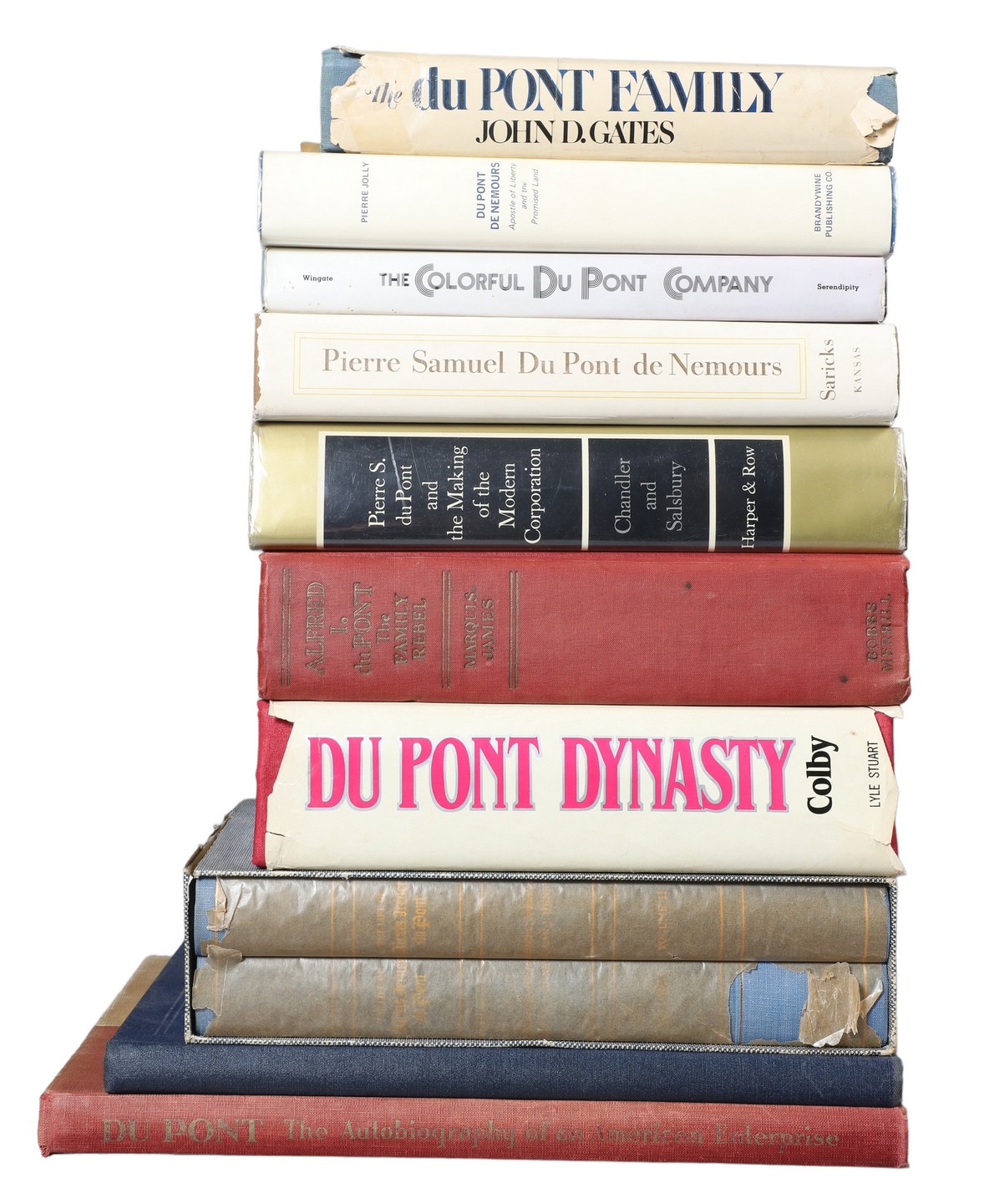 Ten various books about the DuPont 2e0648