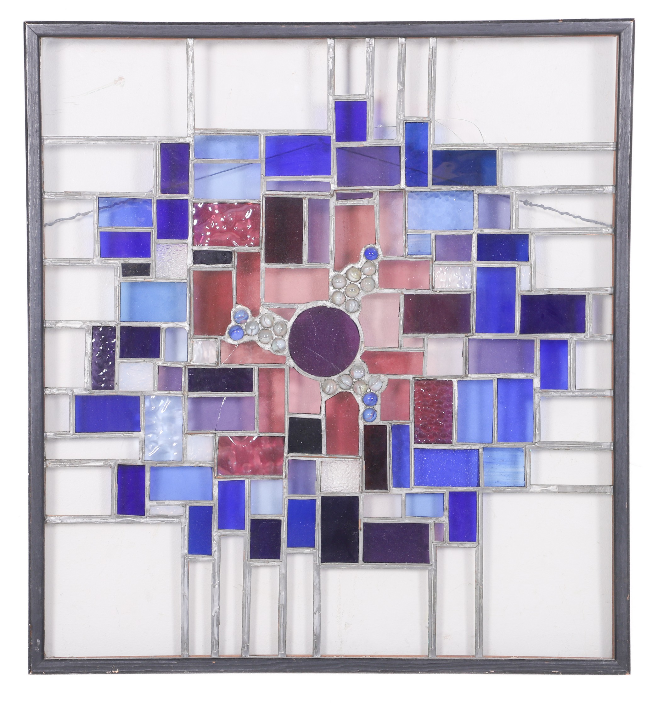Modern Design stained glass window,