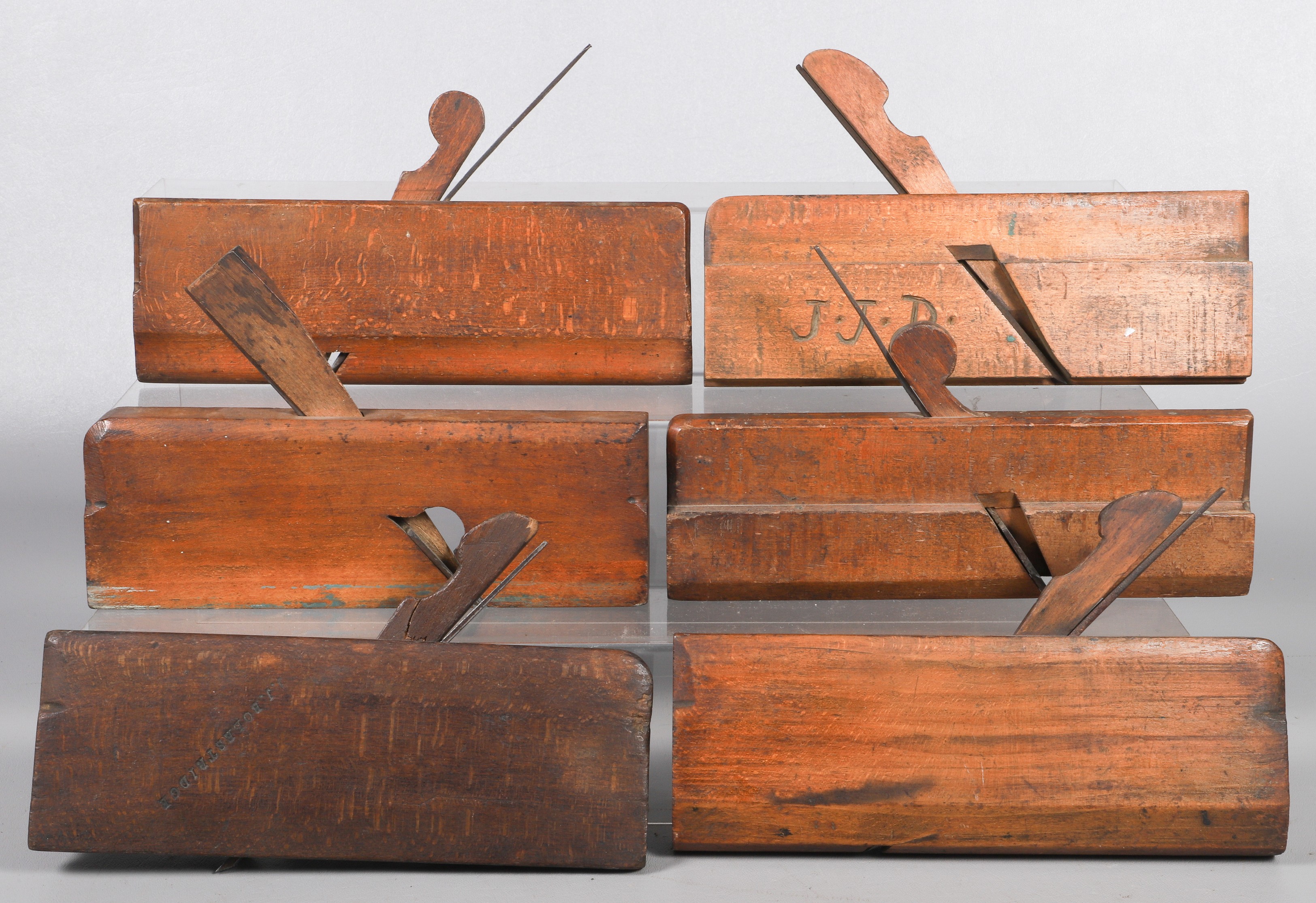 (6) Antique moulding planes to