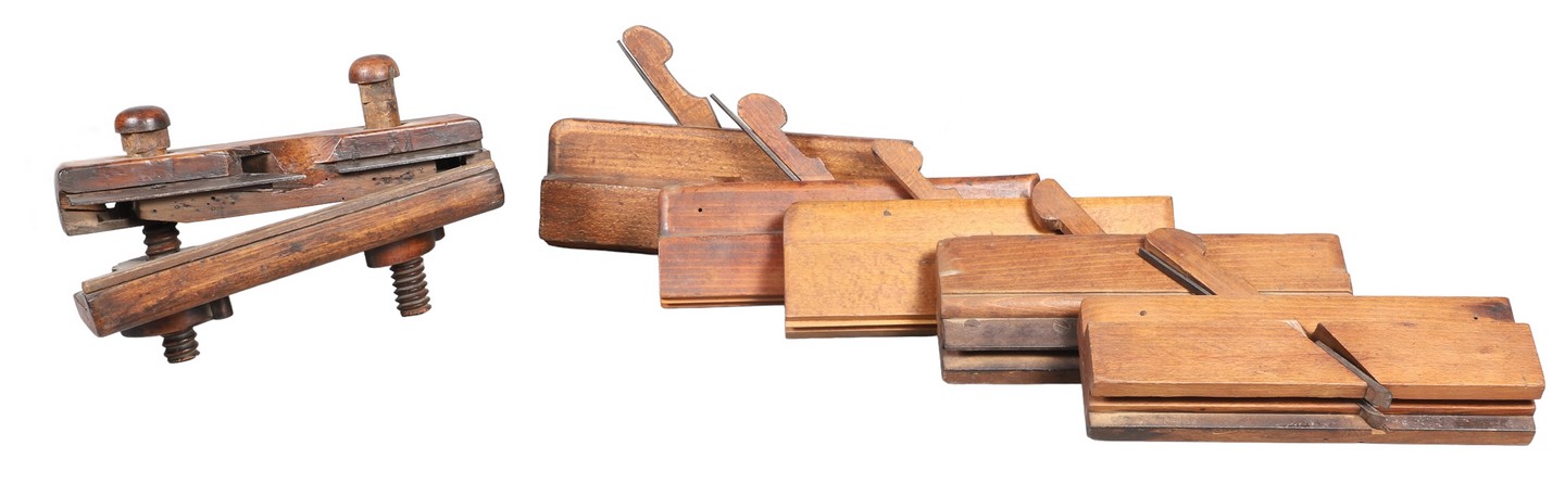 (5) Antique moulding planes to