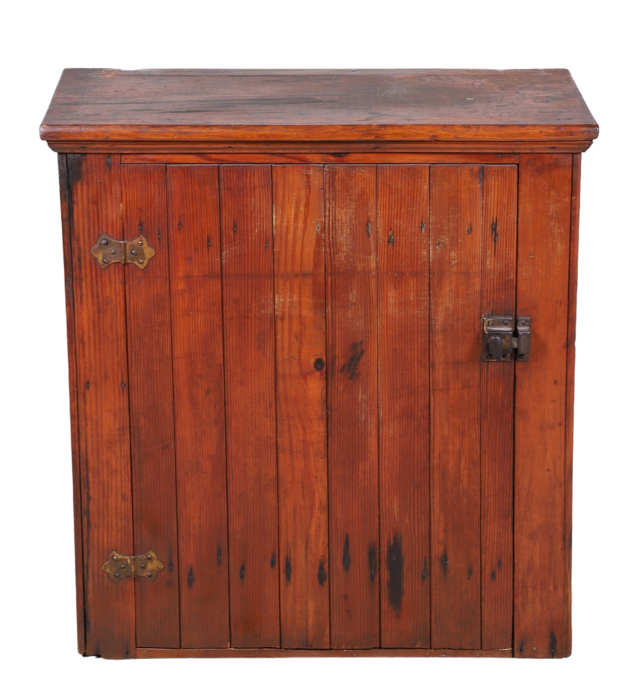 Pine one door hanging cabinet,