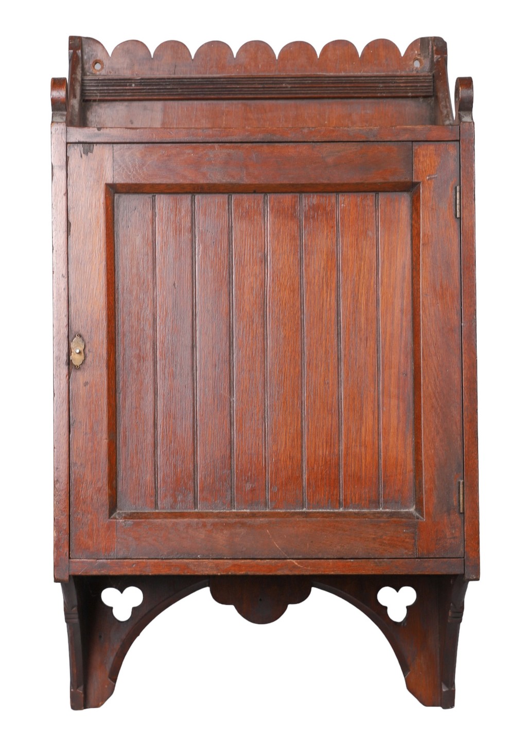 19th C American walnut wall hanging