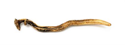 Japanese antler ruyi scepter artist 49a55