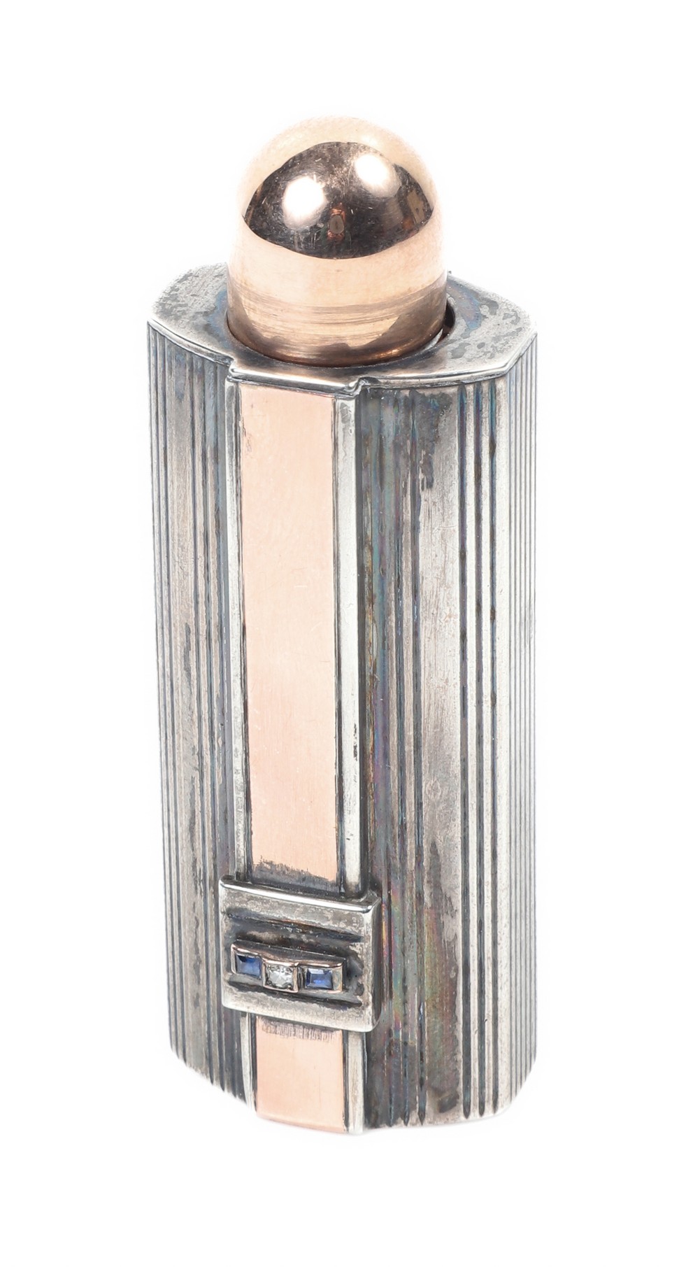 14K sterling art deco scent bottle  2e0783