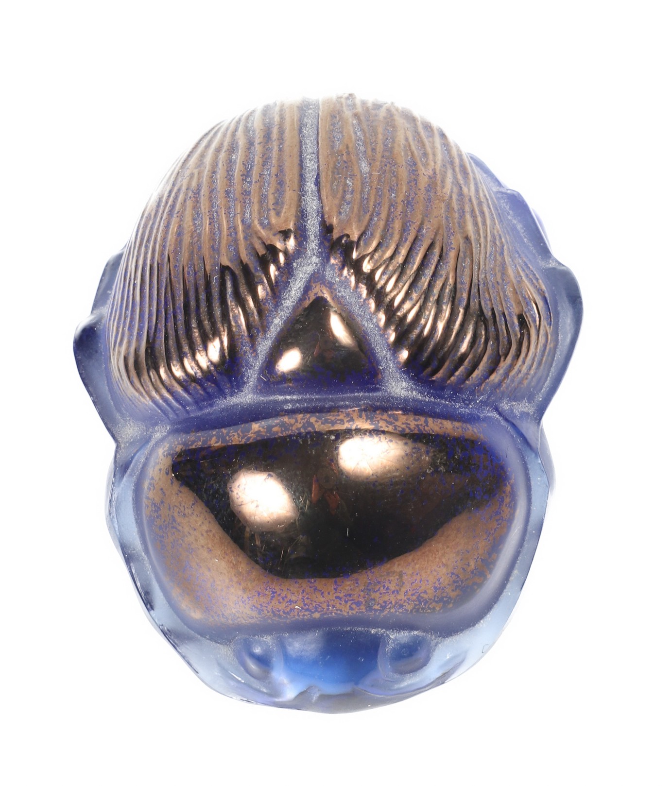Lalique scarab, in irridescent