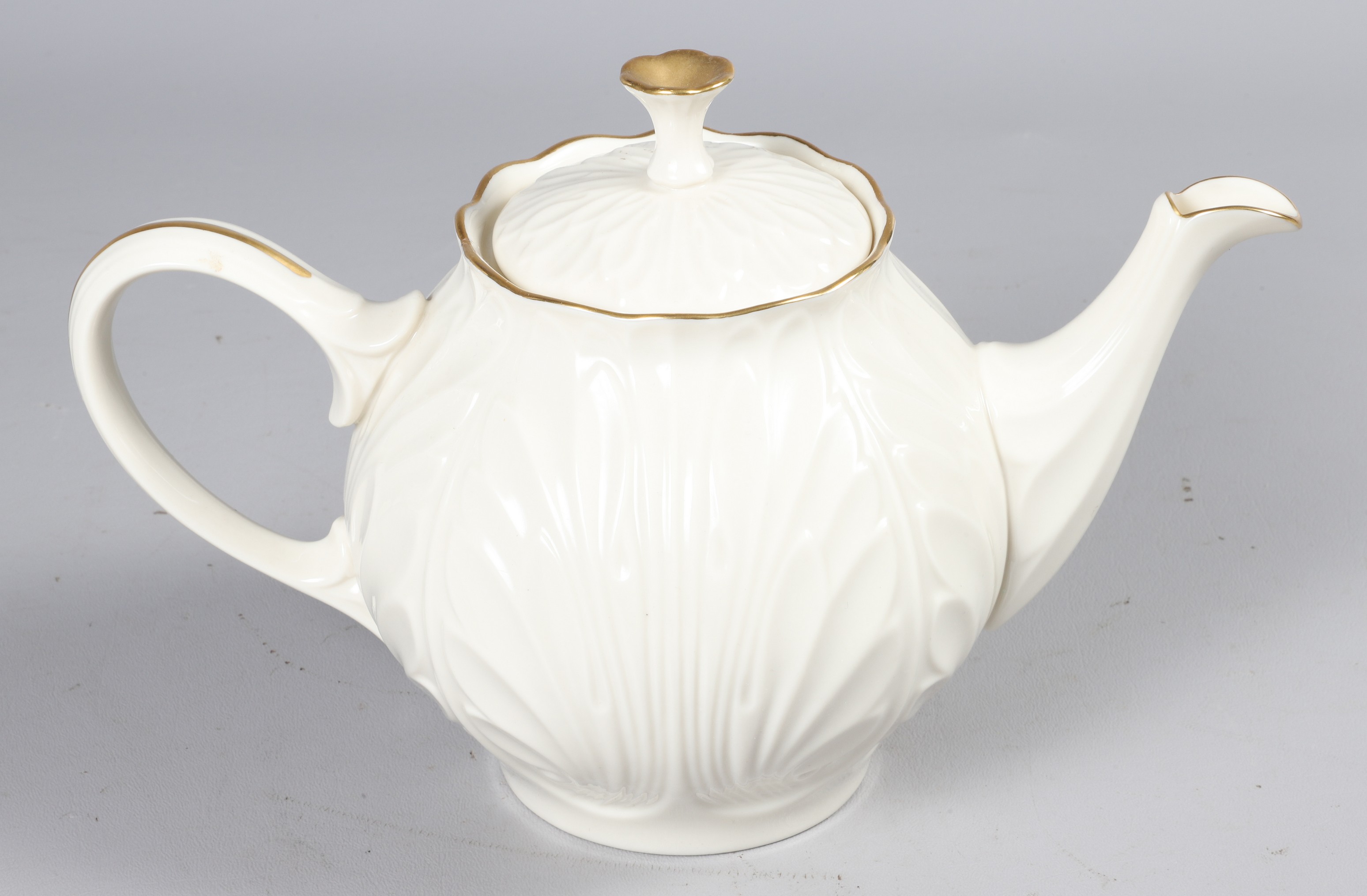 Lenox Cottage Collection teapot, embossed