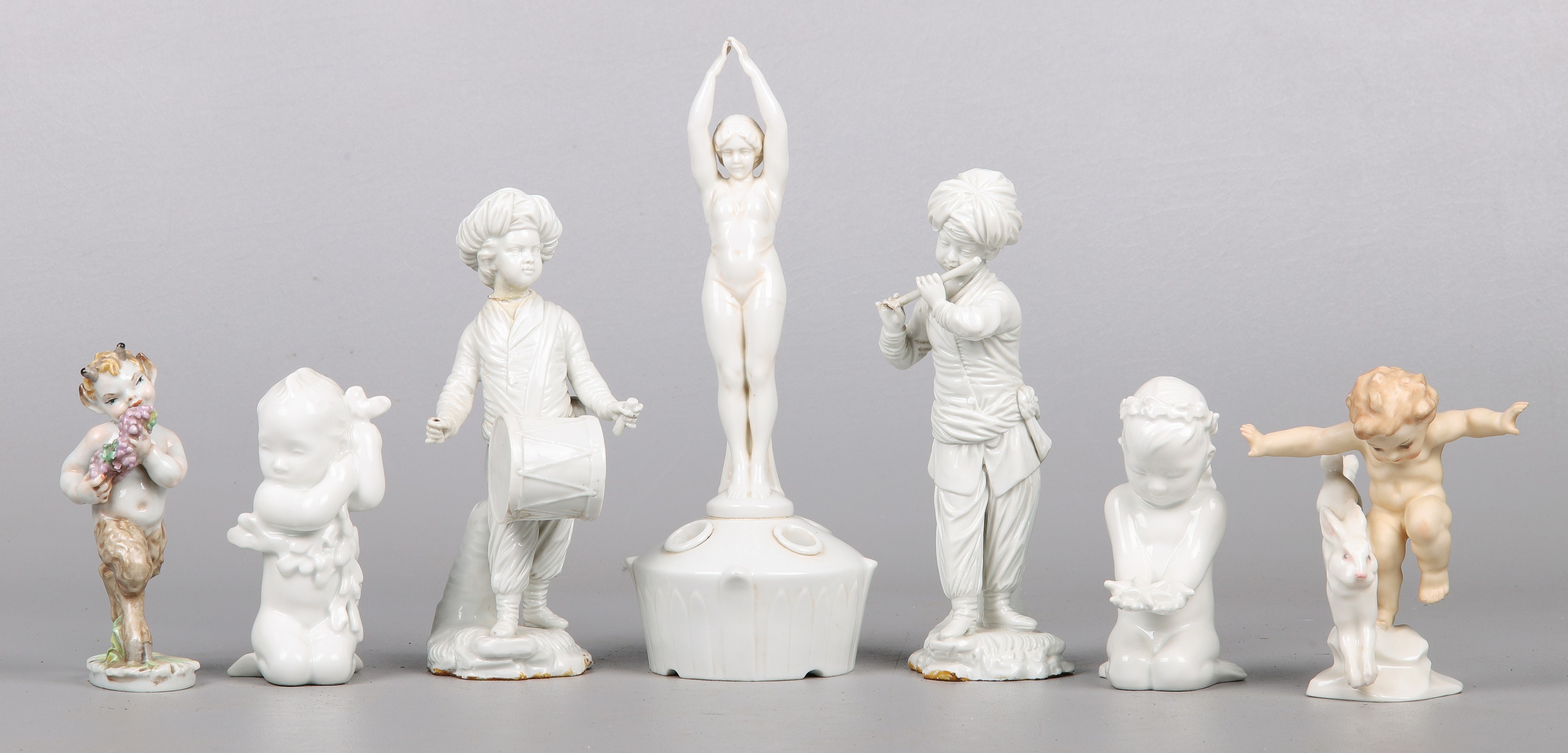 (7) Porcelain figures to include